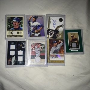 Memorabilia sports cards, Autos and Jersey Cards